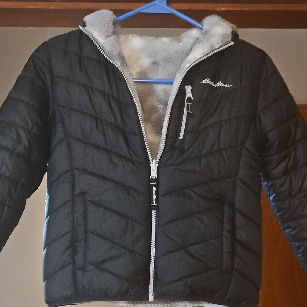 Eddie Bauer Kids Black Puffer Jacket
